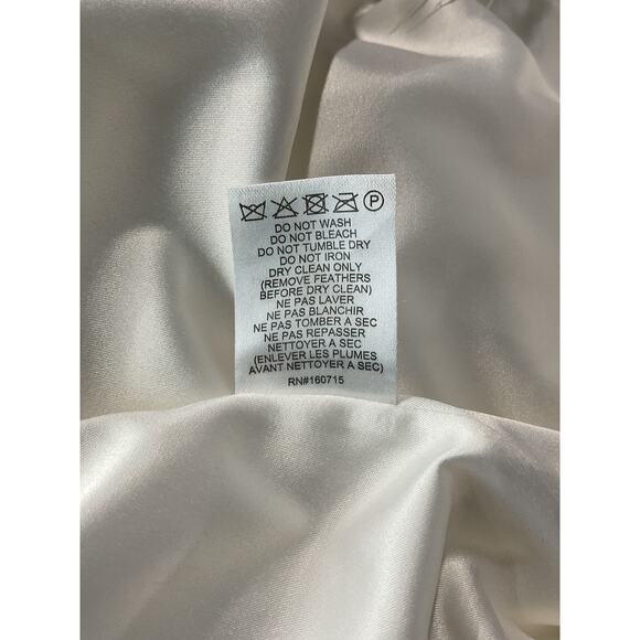 Retrofete 'Priscilla' White Acetate Feather Dress Size S - Picture 6 of 6